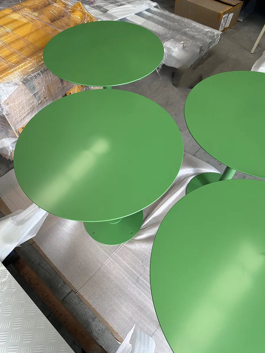 Green table