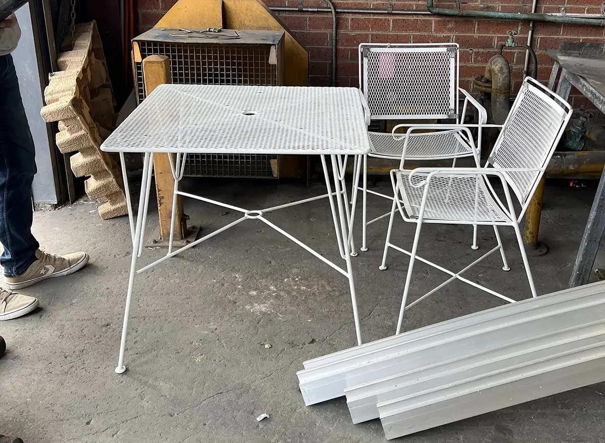 Table and chairs