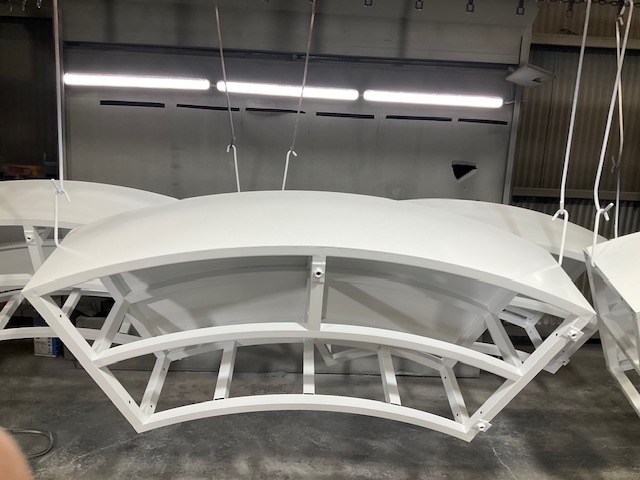 Metal canopy