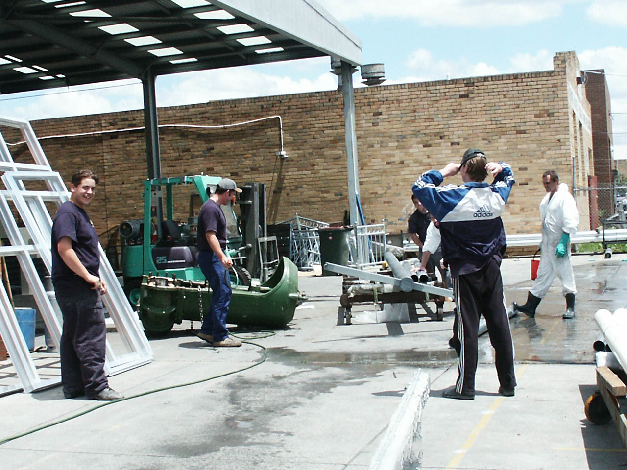 Step 4: Outdoor wash bay