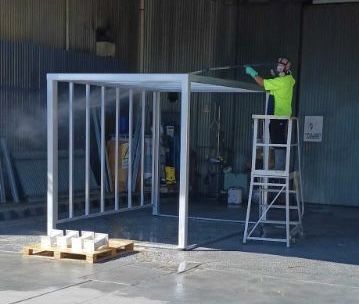 Outdoor spraying